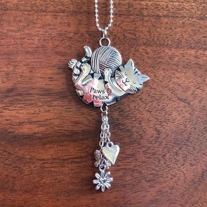 Cat Charm - Paws and Relax - pure aluminum